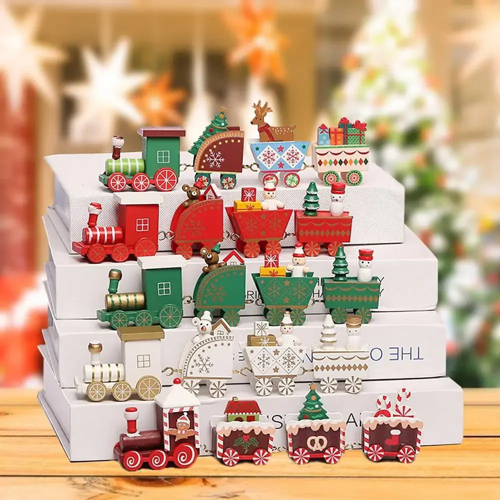 Wooden Christmas Train ArtGlow™