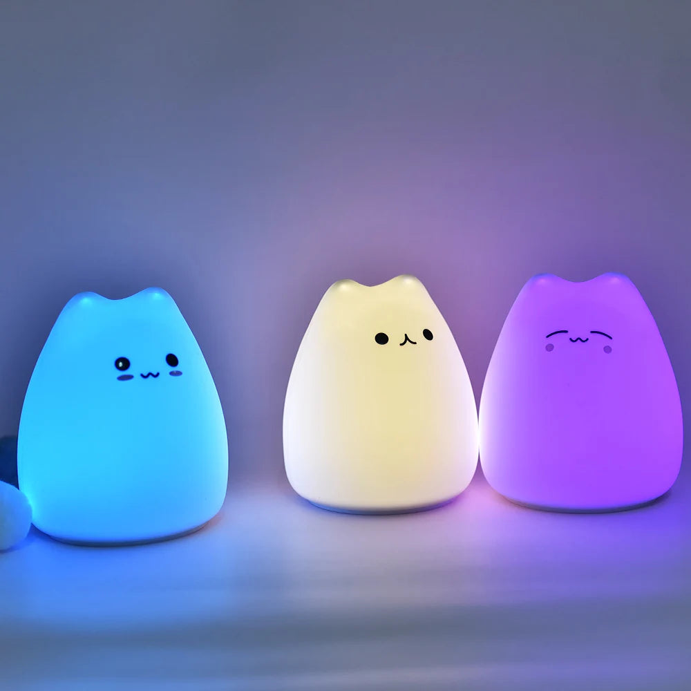 Night Light - Silicone Cat LED ArtGlow™