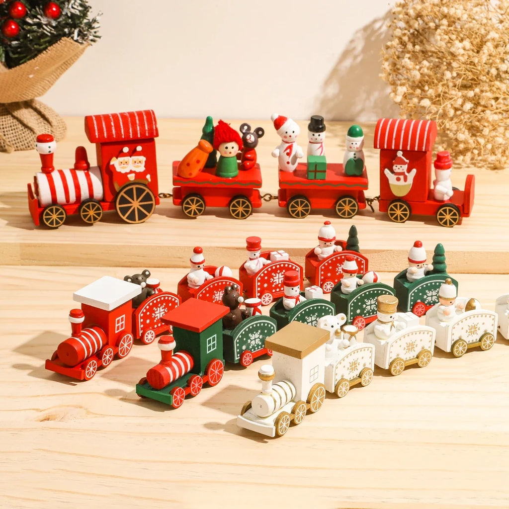Wooden Christmas Train ArtGlow™