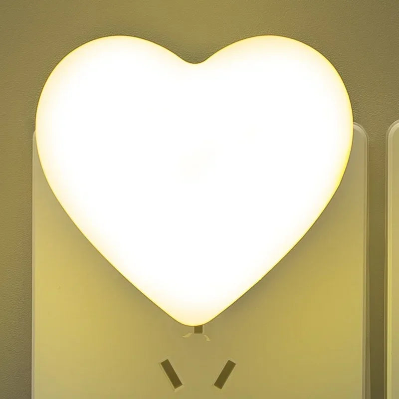 Night Lights Heart for Kids Bedroom ArtGlow™
