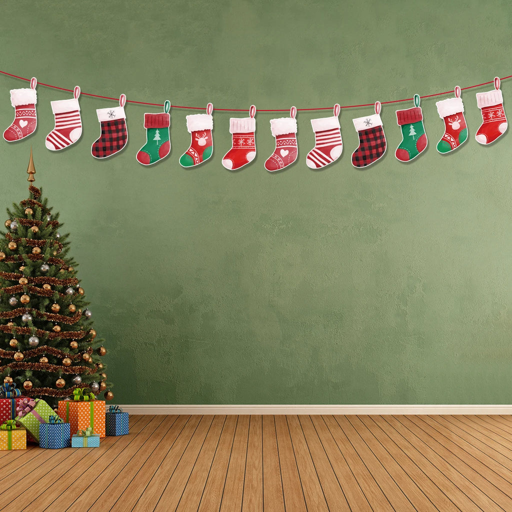 Merry Christmas Hanging Garland Banner ArtGlow™
