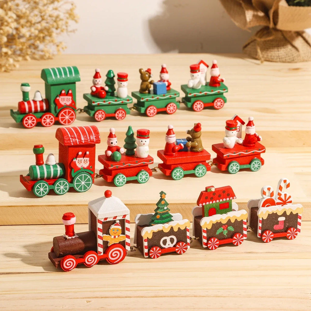 Wooden Christmas Train ArtGlow™