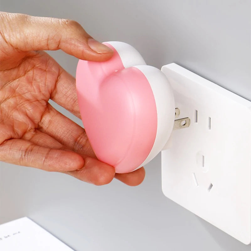 Night Lights Heart for Kids Bedroom ArtGlow™